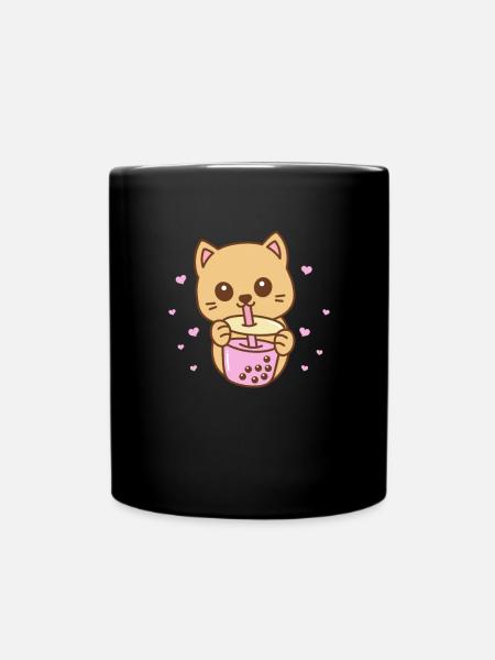 Bubble Tea - Tasse einfarbig - Schwarz