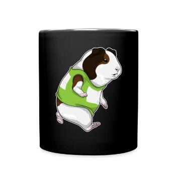 Cochon d’Inde joggeur jogging sport - Mug uni - noir - Devant