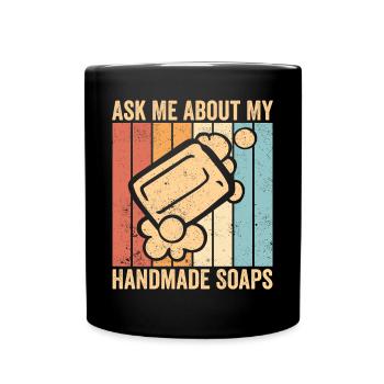 Fabricant de savon amusant - Mug uni - noir - Devant