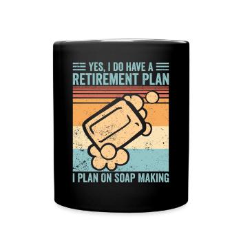 Fabricant de savon amusant - Mug uni - noir - Devant