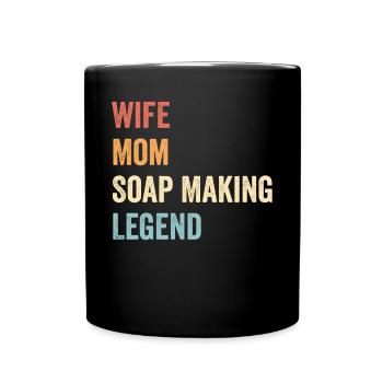 Fabricant de savon amusant - Mug uni - noir - Devant