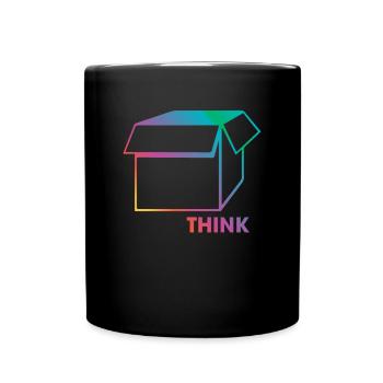 Think Outside The Box Mindset Über den Tellerrand - Mug uni - noir - Devant
