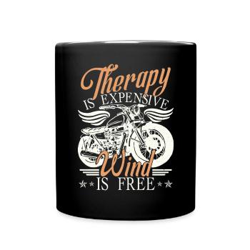Funny Motorcycle Rider Motorbike - Full Colour Mug - black - Front