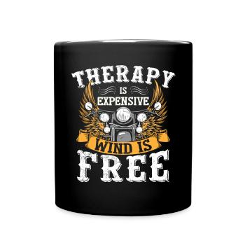 Motorcycle Rider Biker - Full Colour Mug - black - Front
