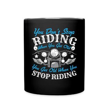 Motocycliste Moto Motard Motard - Mug uni - noir - Devant