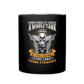 Moto Moto Moto Motard Motard - Mug uni - noir - Devant