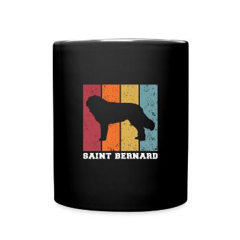 Saint Bernard - Full Colour Mug - black - Front