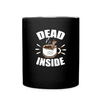 Kaffee Koffein Espresso Barista Geschenk - Tasse einfarbig - Schwarz - Vorne