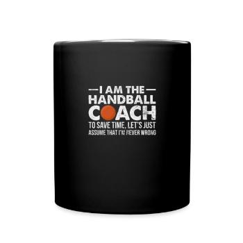 Handball Handball Joueur Handball Joueur de handball Cadeau sportif - Mug uni - noir - Devant