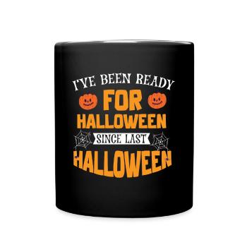 Grusel Halloweenspruch Spruch Halloween - Tasse einfarbig - Schwarz - Vorne