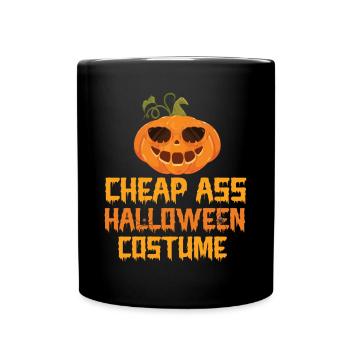 Grusel Halloweenspruch Spruch Halloween - Tasse einfarbig - Schwarz - Vorne