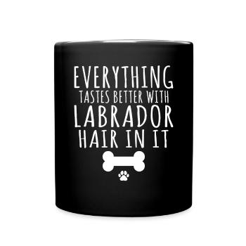 Cadeaux amoureux du Labrador - Mug uni - noir - Devant