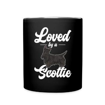 Scottish Terrier Scottie Dog - Full Colour Mug - black - Front