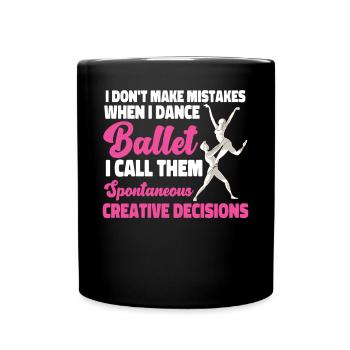 Ballet Danseuse Danse Ballerine - Mug uni - noir - Devant