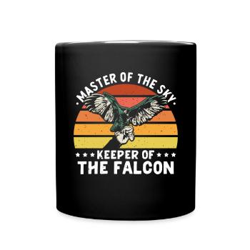 Maître du Ciel Gardien de la Fauconnerie Faucon - Mug uni - noir - Devant