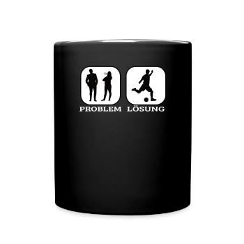 Football Accessories Gift Idea Football Fan - Full Colour Mug - black - Front