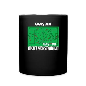 Football Accessories Gift Idea Football Fan - Full Colour Mug - black - Front