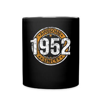 Génial depuis 1952 Retro Vintage Birthday - Mug uni - noir - Devant