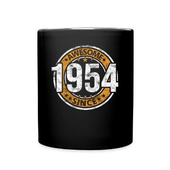 Génial depuis 1954 Retro Vintage Birthday - Mug uni - noir - Devant