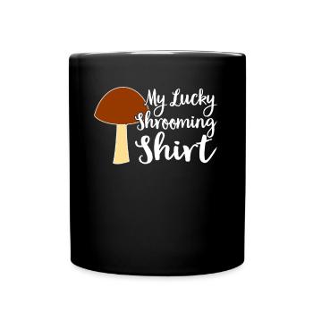 Mushroom Picker Mushroom Mushroom Hunter Mushroom Lover Mushroom Farm - Full Colour Mug - black - Front
