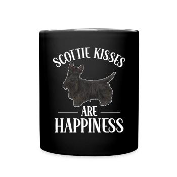 Scottish Terrier Scottie Dog - Full Colour Mug - black - Front