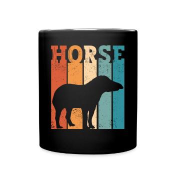 Ex Mormon Tapir Cheval LDS Rétro Exmo - Mug uni - noir - Devant