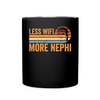Lustiger Mormonen-Missionar LDS - Tasse einfarbig - Schwarz - Vorne