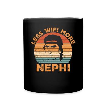 Drôle de missionnaire mormon SDJ - Mug uni - noir - Devant