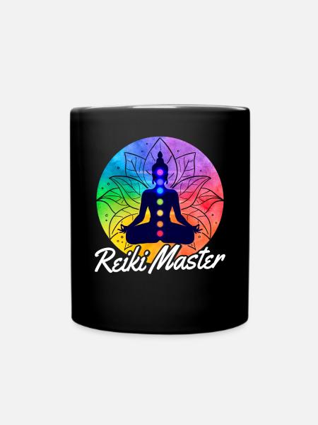 Reiki Master - Tasse einfarbig - Schwarz