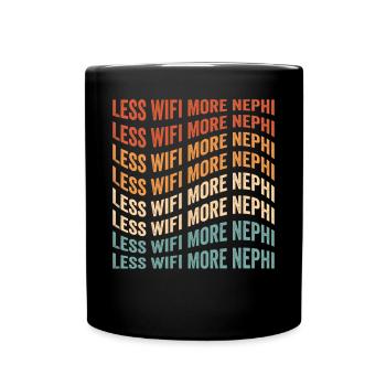 Lustiger Mormonen-Missionar LDS - Tasse einfarbig - Schwarz - Vorne