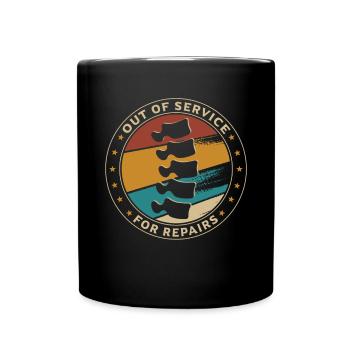 Binoic Spine Club - Full Colour Mug - black - Front