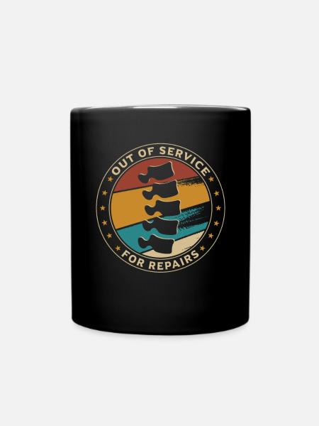 Club de la colonne vertébrale binoïque - Mug uni - noir