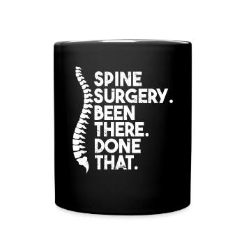 Spine Surgery - Full Colour Mug - black - Front