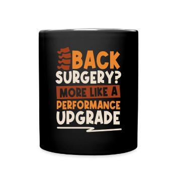 Back Surgery - Full Colour Mug - black - Front