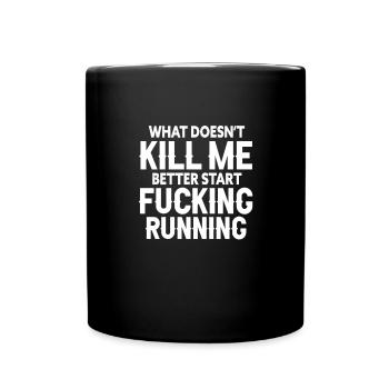 Run - Full Colour Mug - black - Front