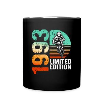 1993 Limited Edition Mountainbike Fahrrad Rad Bike - Tasse einfarbig - Schwarz - Vorne