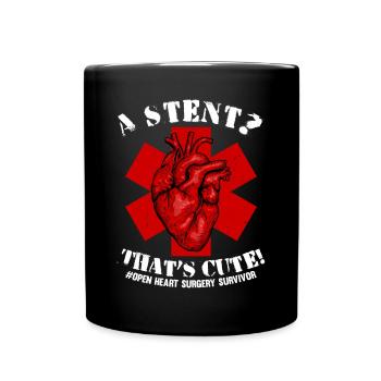 Transplantation cardiaque Chirurgie cardiaque Chirurgie cardiaque Chirurgie cardiaque Bypass - Mug uni - noir - Devant