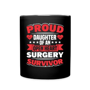 Transplantation cardiaque Chirurgie cardiaque Chirurgie cardiaque Chirurgie cardiaque Bypass - Mug uni - noir - Devant