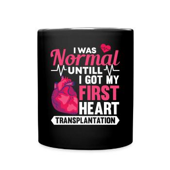 Transplantation cardiaque Chirurgie cardiaque Chirurgie cardiaque Chirurgie cardiaque Bypass - Mug uni - noir - Devant