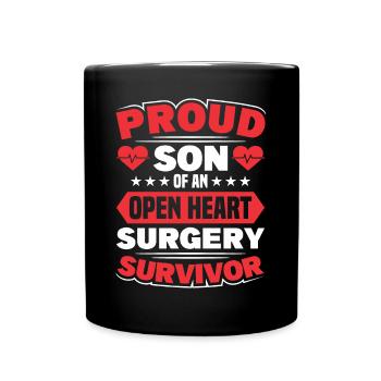 Transplantation cardiaque Chirurgie cardiaque Chirurgie cardiaque Chirurgie cardiaque Bypass - Mug uni - noir - Devant