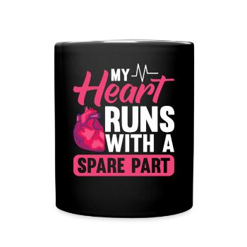 Transplantation cardiaque Chirurgie cardiaque Chirurgie cardiaque Chirurgie cardiaque Bypass - Mug uni - noir - Devant