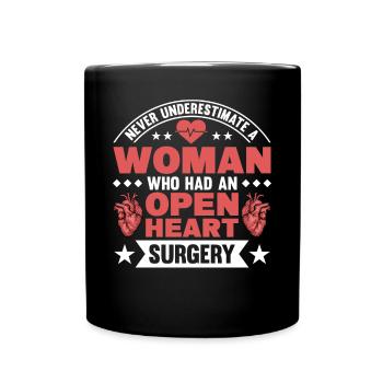 Transplantation cardiaque Chirurgie cardiaque Chirurgie cardiaque Chirurgie cardiaque Bypass - Mug uni - noir - Devant