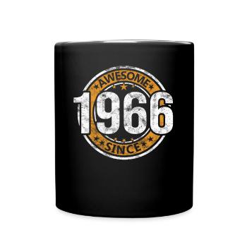 Génial depuis 1966 Retro Vintage Birthday - Mug uni - noir - Devant