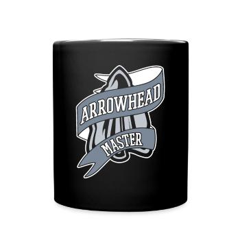 Arrowhead Master Jagdspitzen Arrowhead Hunter - Tasse einfarbig - Schwarz - Vorne