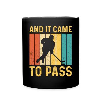 Funny Mormon Missionary LDS Ice Hockey - Full Colour Mug - black - Front