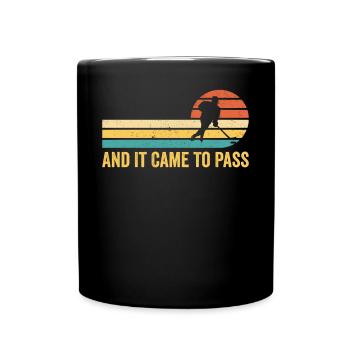 Funny Mormon Missionary LDS Ice Hockey - Full Colour Mug - black - Front