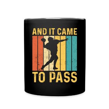 Drôle de missionnaire mormon LDS Soccer - Mug uni - noir - Devant