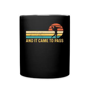 Drôle de missionnaire mormon LDS Soccer - Mug uni - noir - Devant