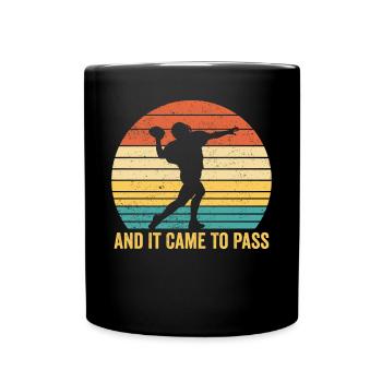 Drôle de missionnaire mormon LDS Soccer - Mug uni - noir - Devant