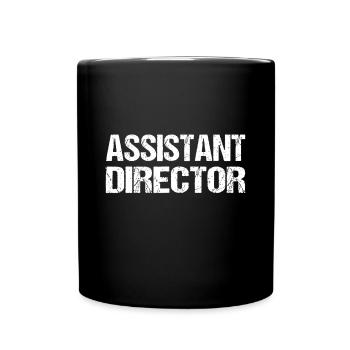 Regieassistent Idee Filmcrew Filmstab Film Film - Tasse einfarbig - Schwarz - Vorne